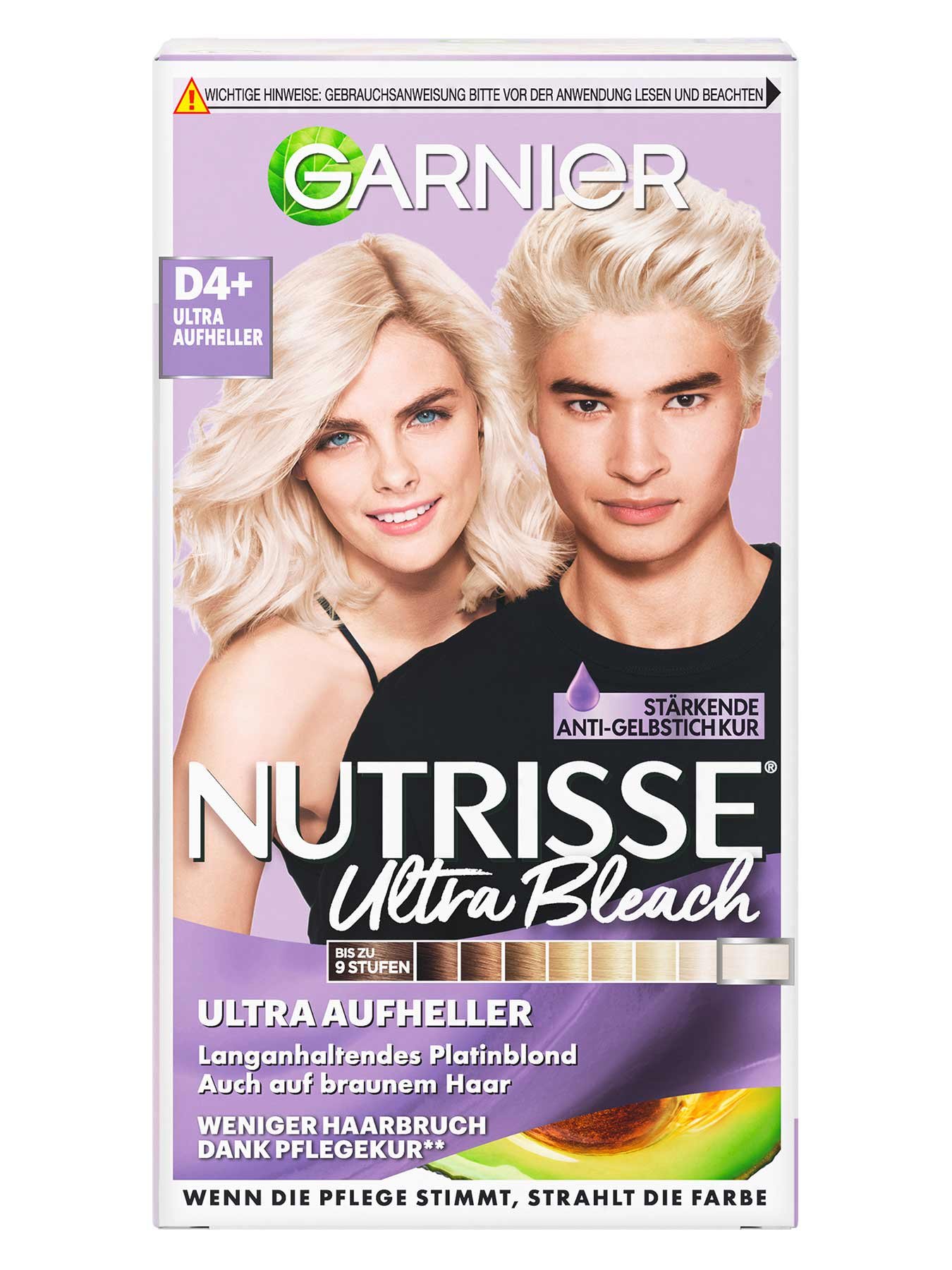 Nutrisse Ultra Bleach D4+ Ultra Aufheller - Produktabbildung Rückseite